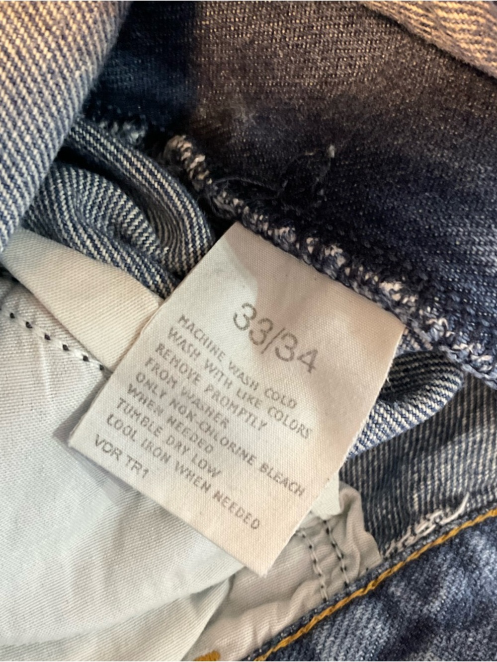 Nautica Men’s y2k vintage loose baggy Relaxed Cargo Jeans 33 x 34 - Picture 13 of 13